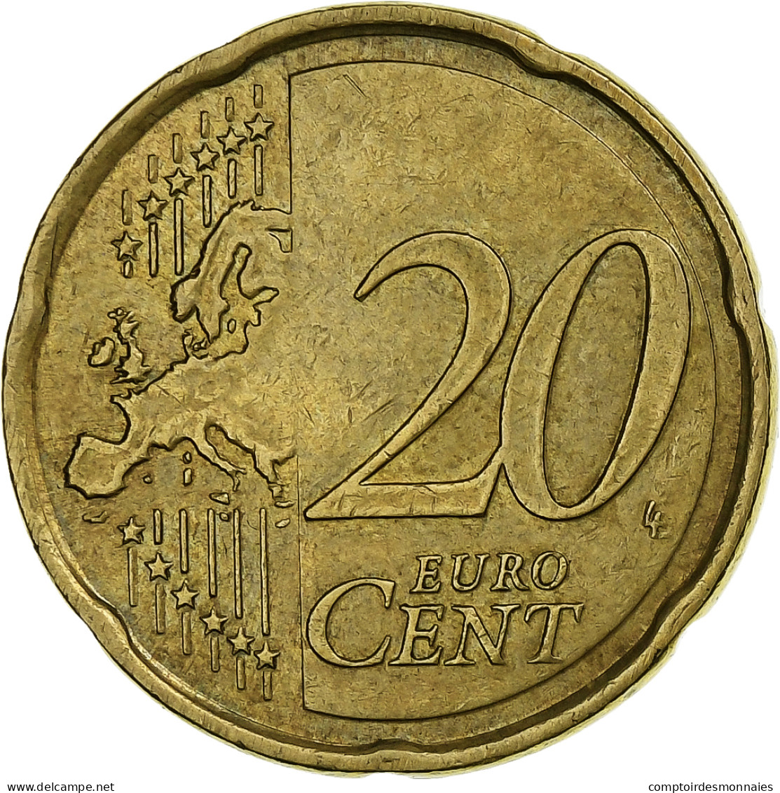 France, 20 Euro Cent, 2007, Paris, TTB, Laiton, KM:1411 - France