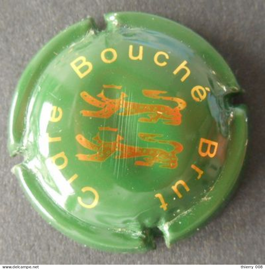 Muselet Vert  Cidre Bouché Brut - Andere & Zonder Classificatie