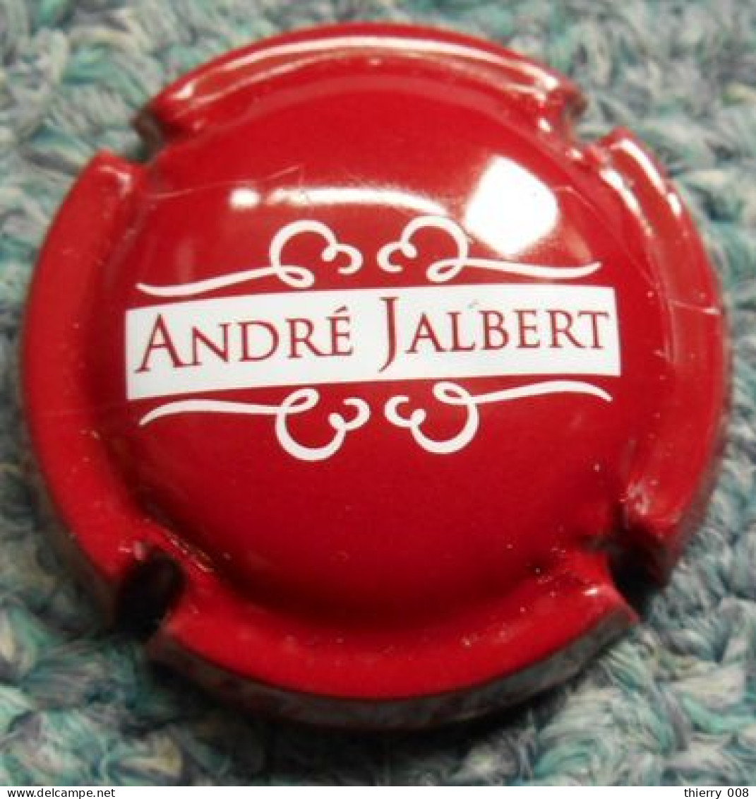 02 Capsule Cidre André Jalbert Rouge - Autres & Non Classés