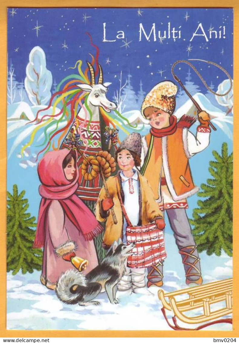 2015 Moldova Moldavie Moldau Private FDC Winter Customs And Traditions. Christmas. New Year - Kerstmis