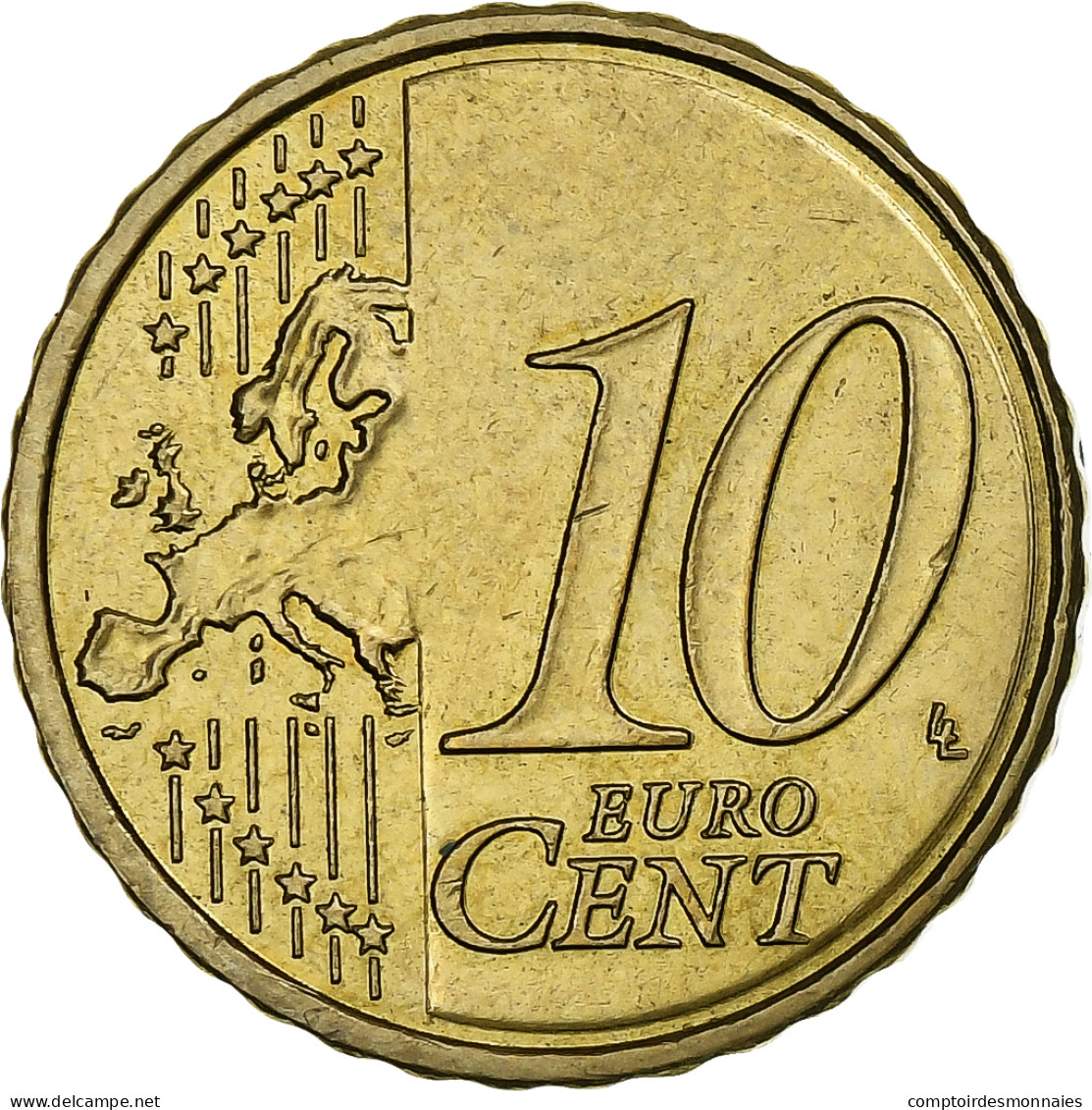 France, 10 Euro Cent, 2020, Paris, TTB, Laiton, KM:1410 - France