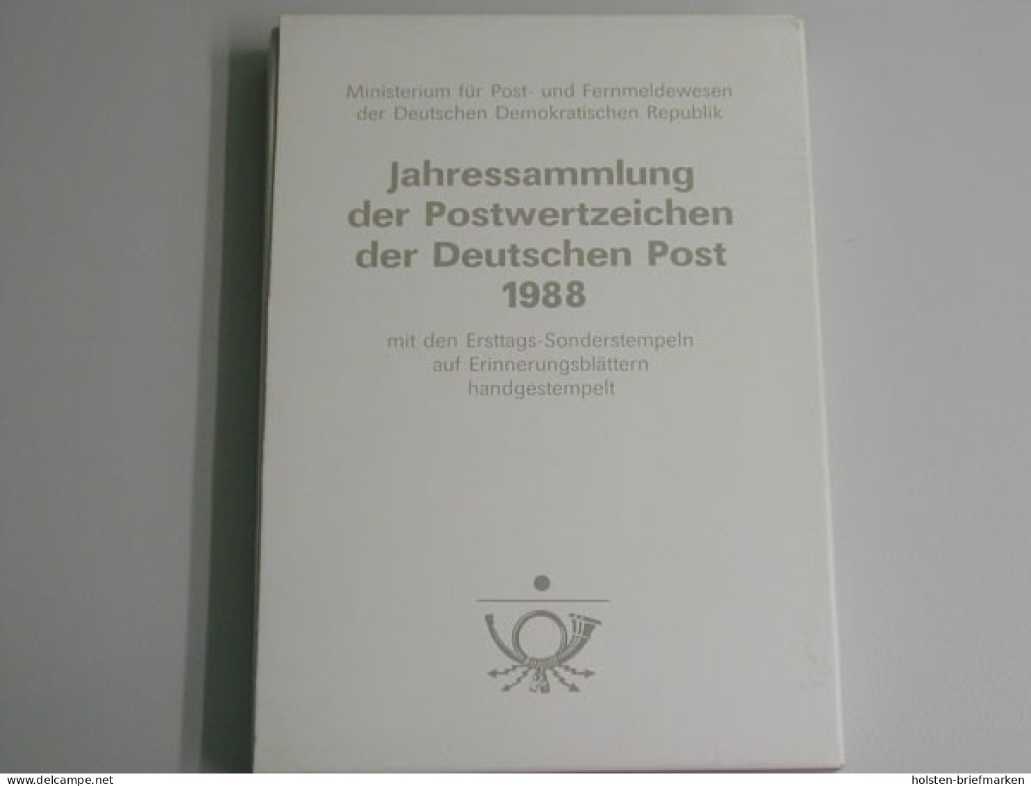 DDR, Jahrbuch 1988, Gestempelt - Gebraucht