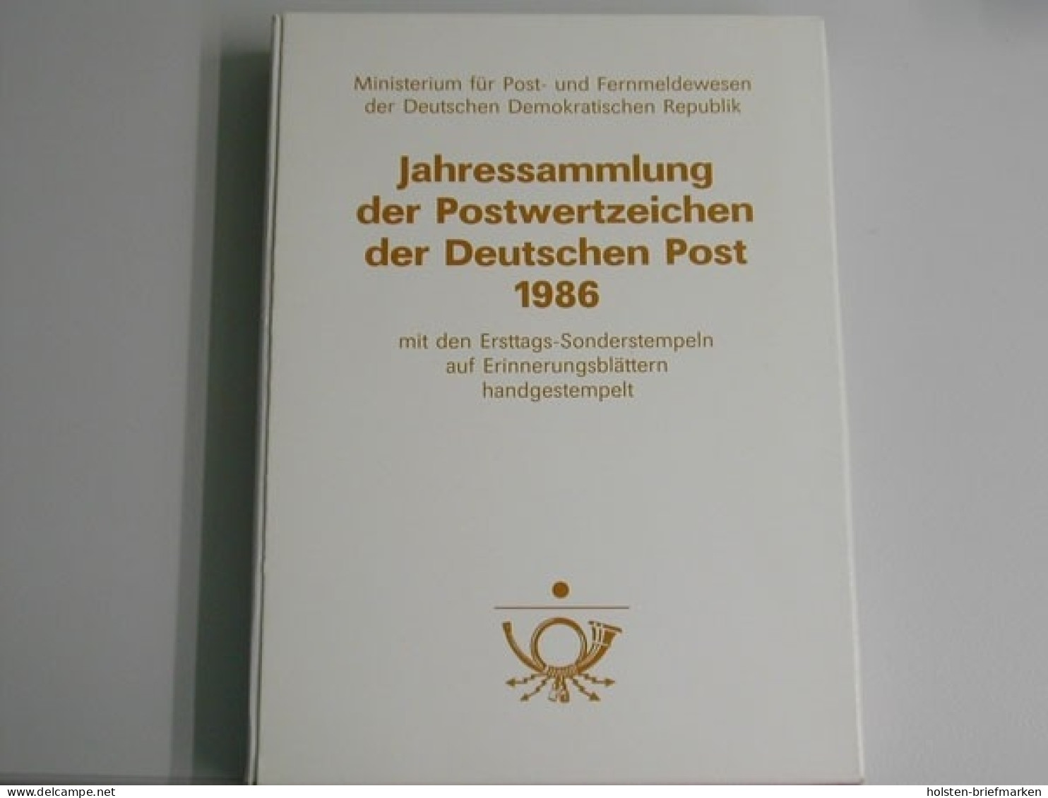 DDR, Jahrbuch 1986, Gestempelt - Gebraucht