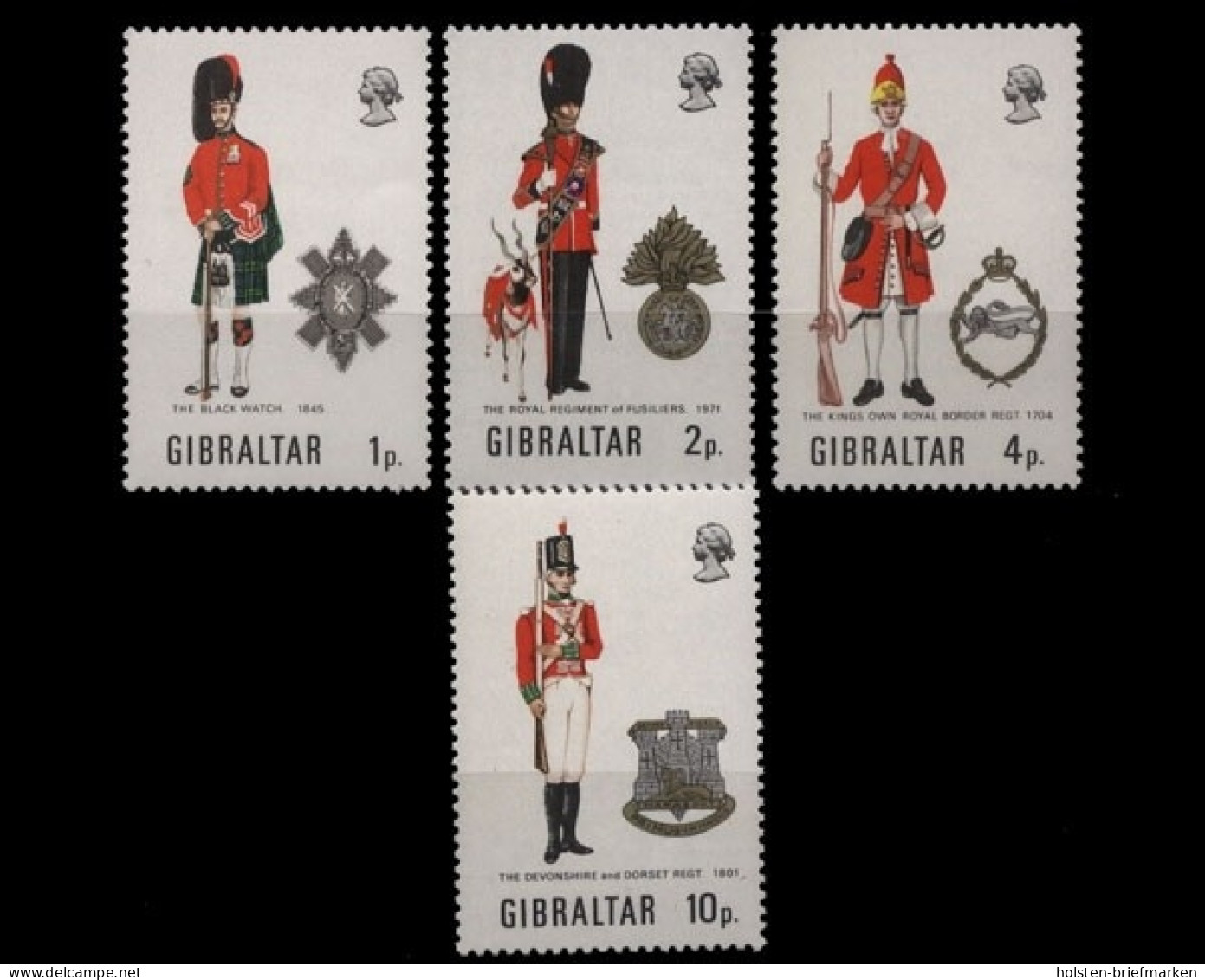 Gibraltar, MiNr. 279-282, Postfrisch - Gibraltar