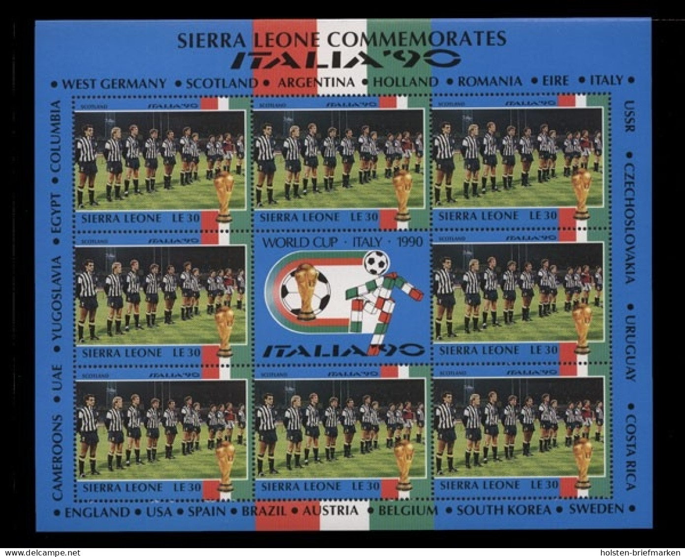 Sierra Leone, MiNr. 1446 Kleinbogen, Postfrisch - Sierra Leone (1961-...)