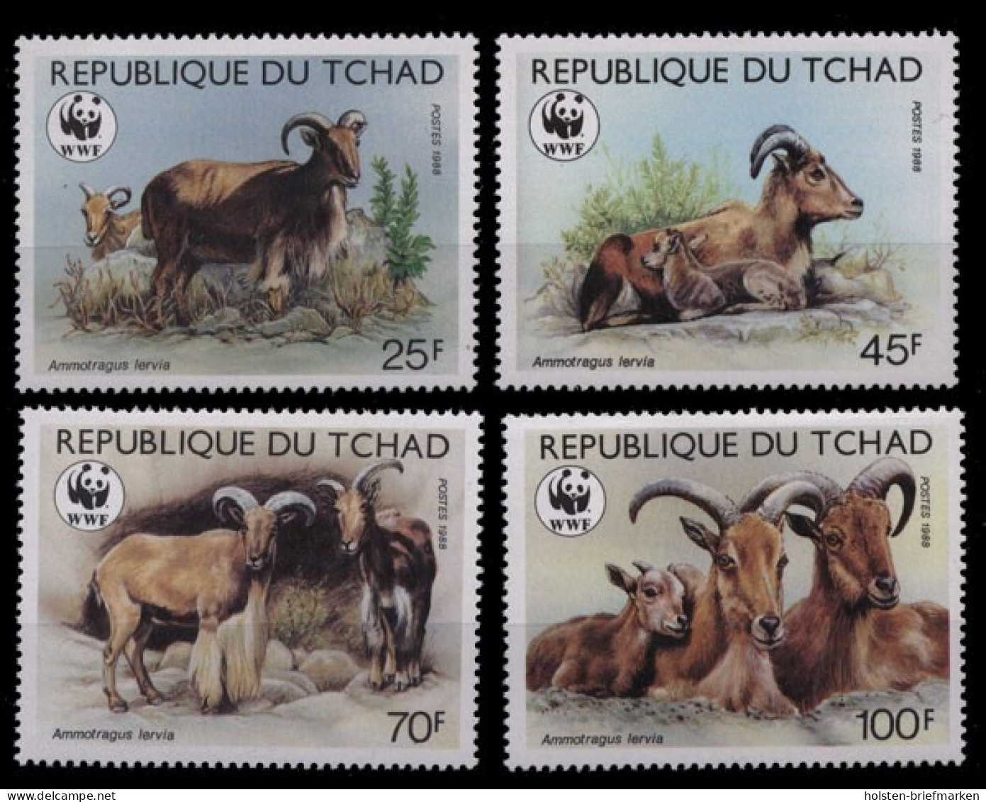 Tschad, MiNr. 1171-1174,, Postfrisch - Tchad (1960-...)