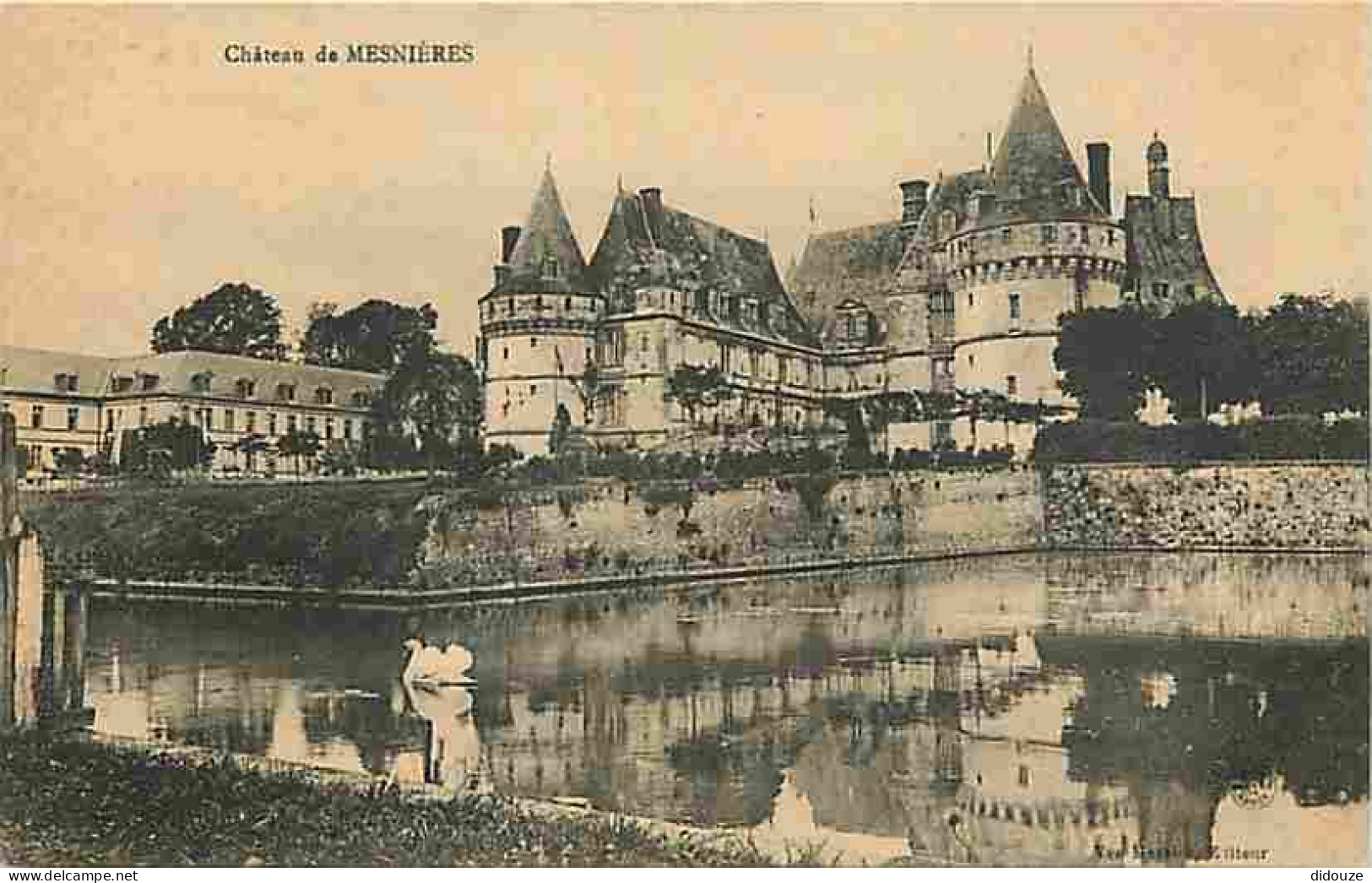 76 - Mesnières En Bray - Château De Mesnières - CPA - Voir Scans Recto-Verso - Mesnières-en-Bray