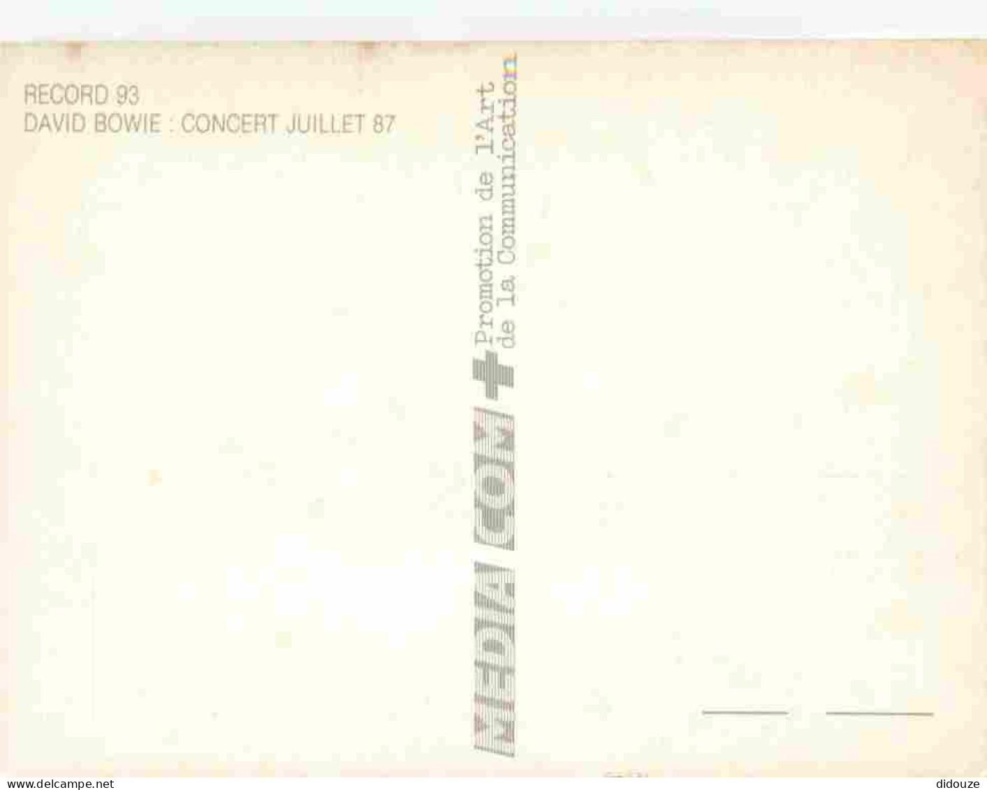 Musique - David Bowie - CPM - Carte Neuve - Voir Scans Recto-Verso - Musique Et Musiciens