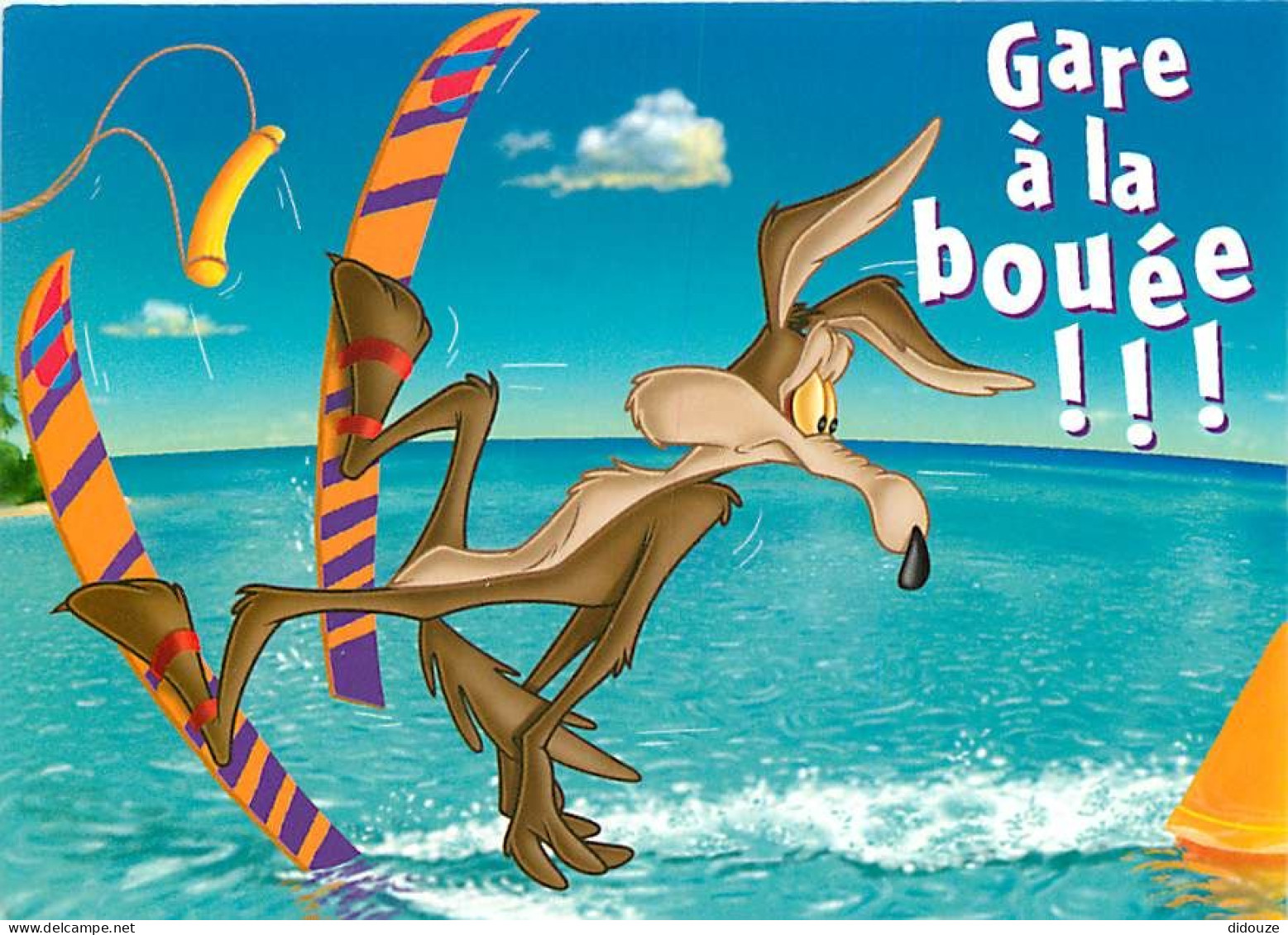 Bandes Dessinées - Looney Tunes - Bip Bip Et Coyote - Illustration - Carte Neuve - CPM - Voir Scans Recto-Verso - Comicfiguren