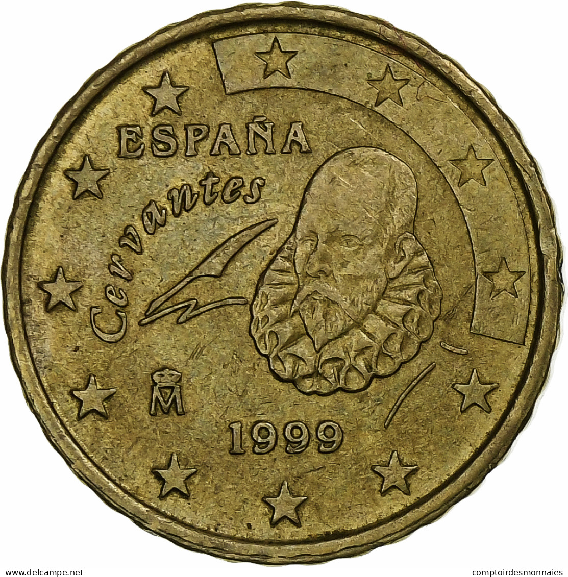 Espagne, Juan Carlos I, 10 Euro Cent, 1999, Madrid, TB, Laiton, KM:1043 - Spanien