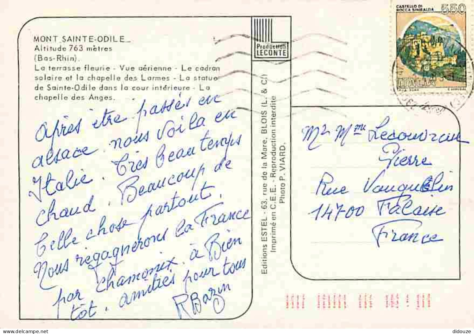 67 - Mont Sainte-Odile - Multivues - Voir Timbre - CPM - Voir Scans Recto-Verso - Sainte Odile