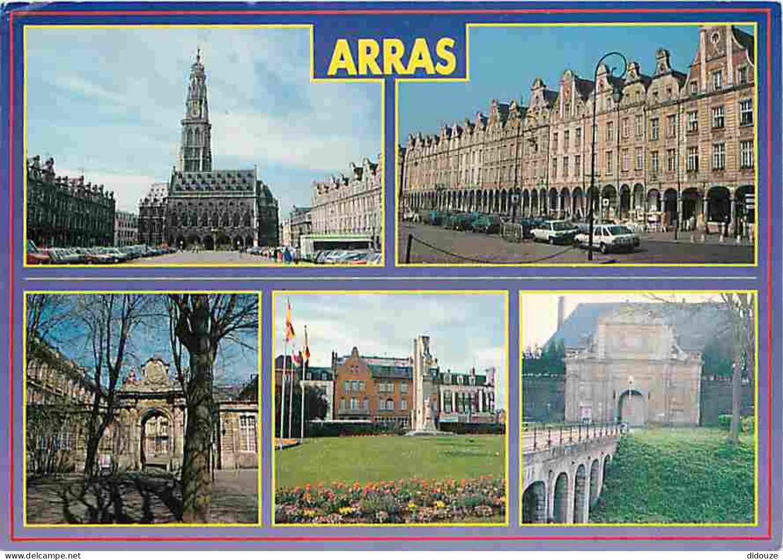 62 - Arras - Multivues - Automobiles - Flamme Postale - CPM - Voir Scans Recto-Verso - Arras