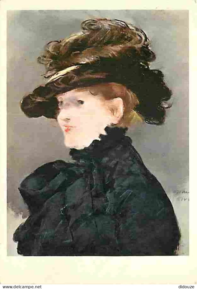 Art - Peinture - Edouard Manet - Portrait De Méry Laurent - CPM - Voir Scans Recto-Verso - Peintures & Tableaux