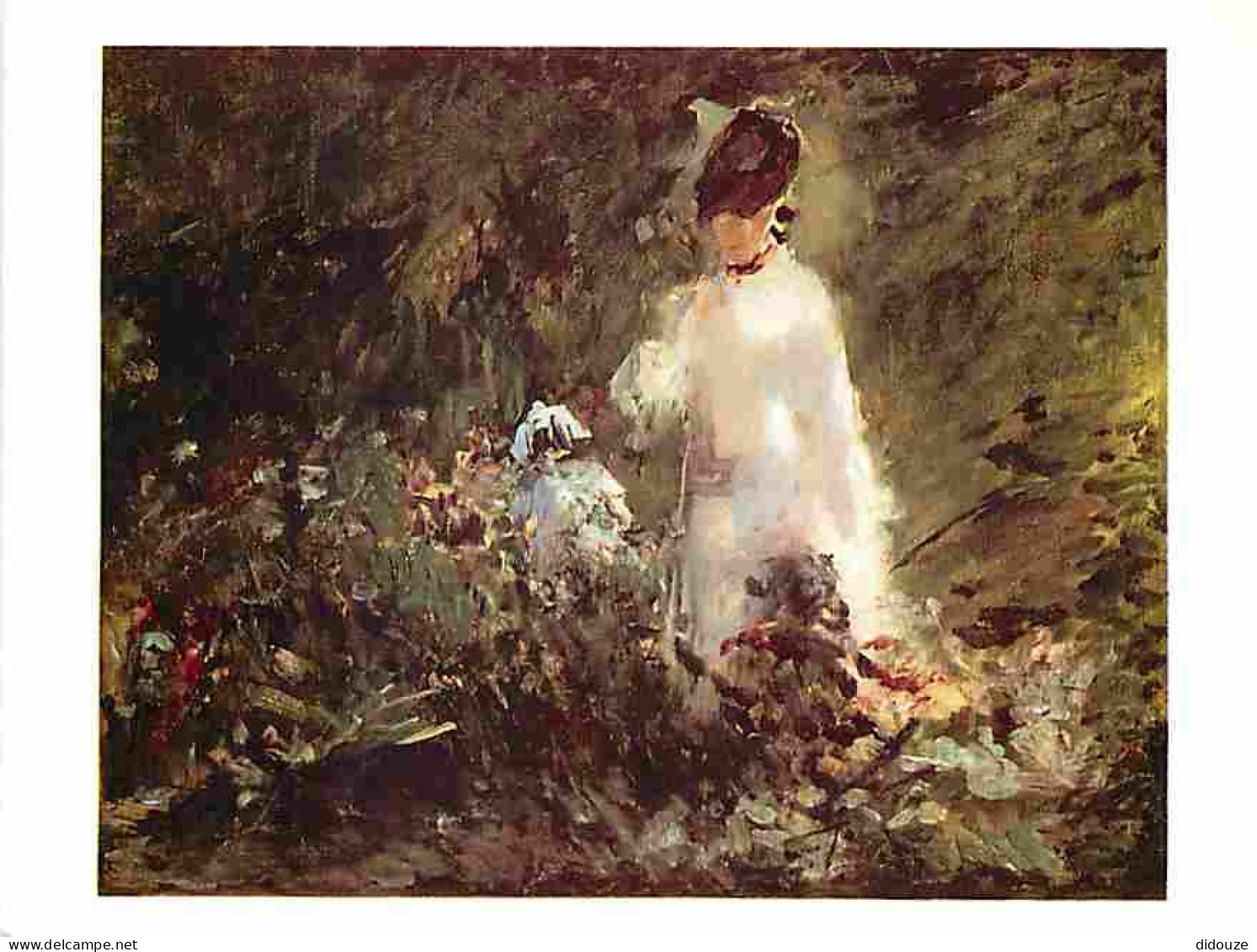 Art - Peinture - Edouard Manet - Jeune Femme Dans Les Fleurs - CPM - Voir Scans Recto-Verso - Malerei & Gemälde