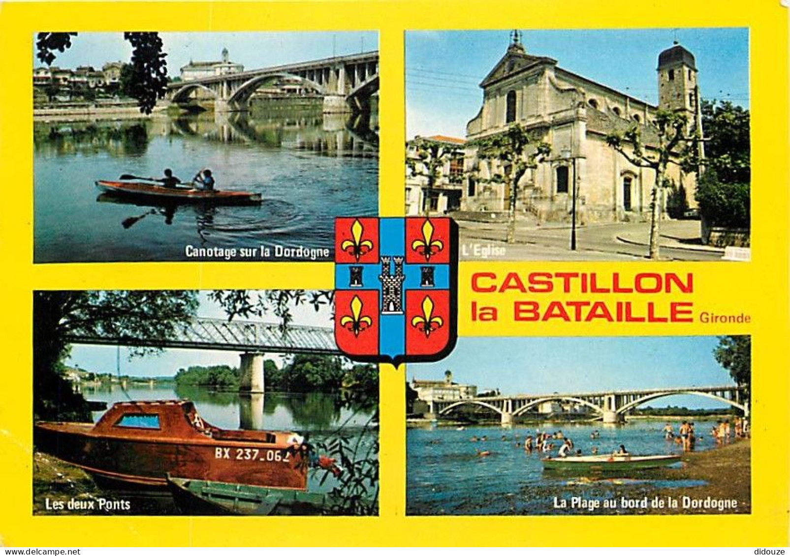 33 - Castillon La Bataille - Multivues - Blasons - CPM - Voir Scans Recto-Verso - Autres & Non Classés
