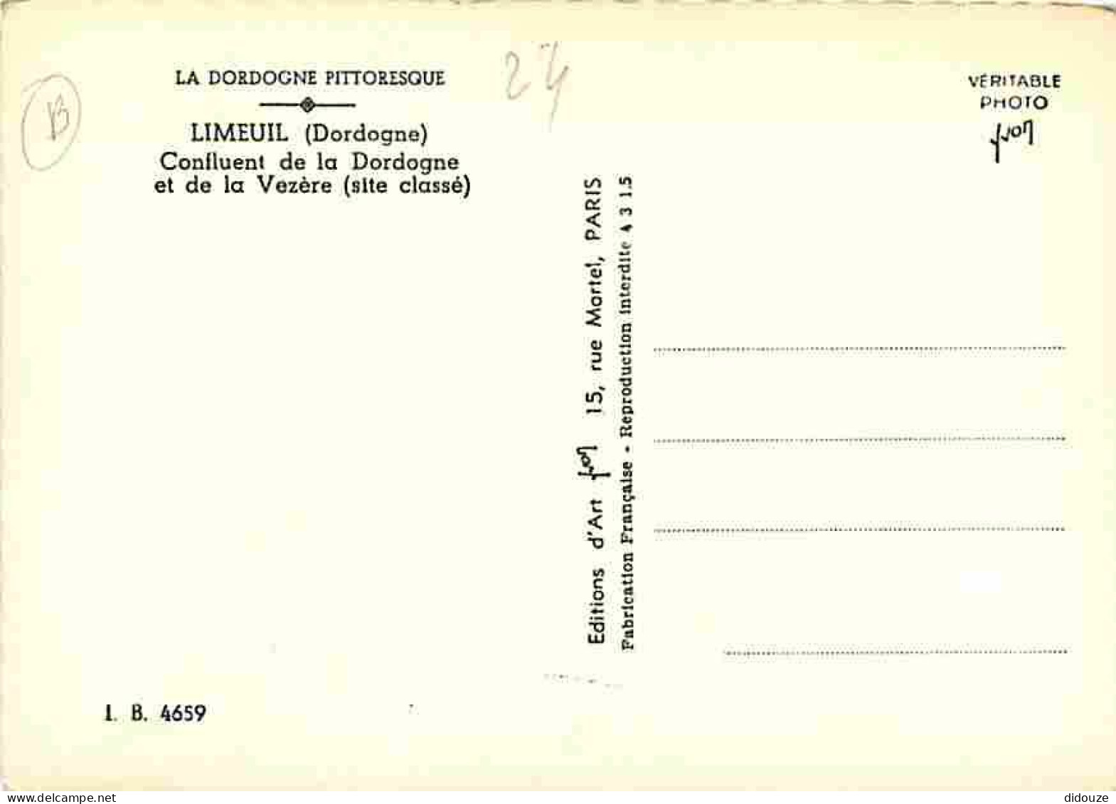 24 - Limeuil - Confluent De La Dordogne Et De La Vézère - CPM - Voir Scans Recto-Verso - Sonstige & Ohne Zuordnung