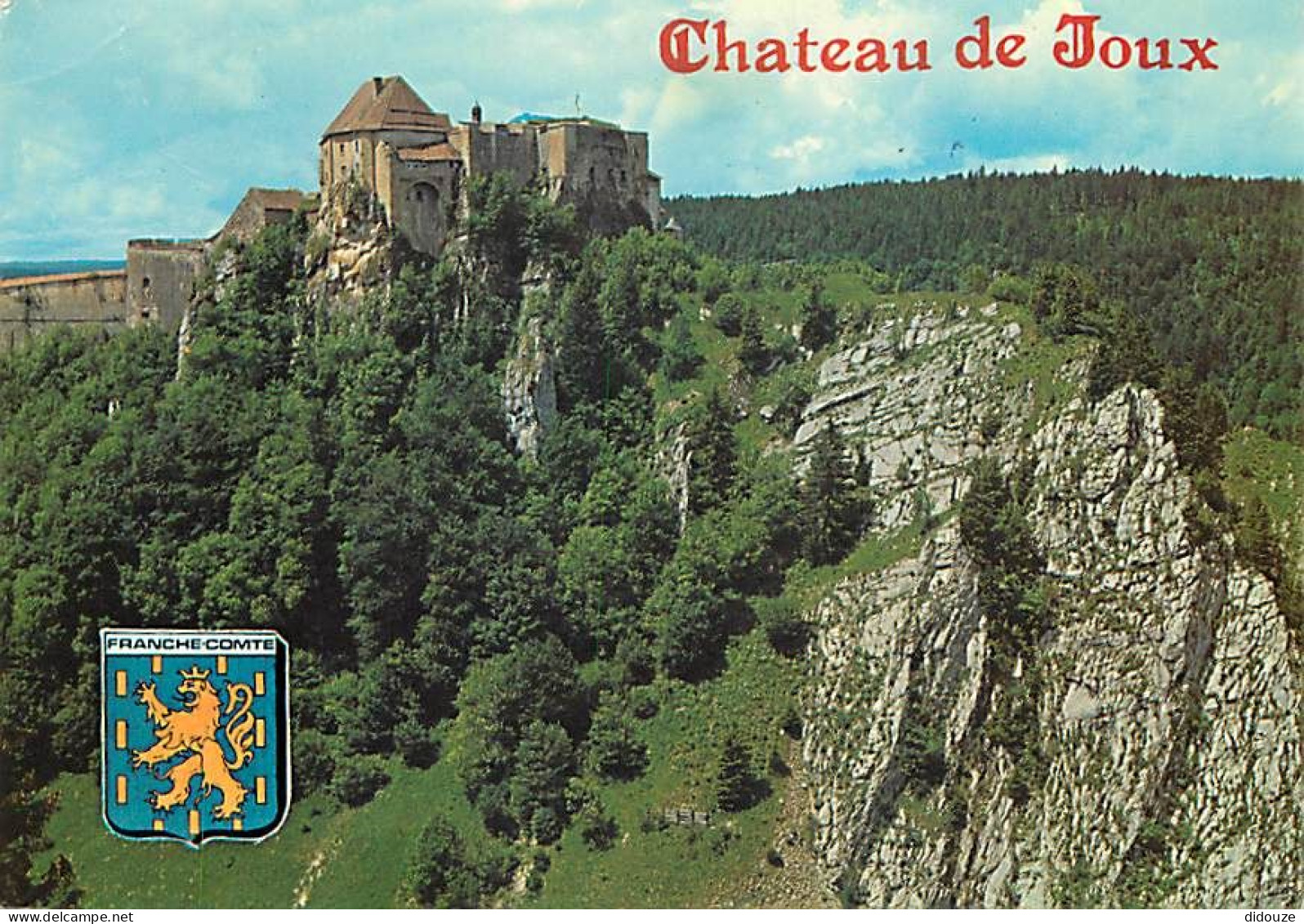 25 - Joux - Le Chateau De Joux - Blasons - CPM - Voir Scans Recto-Verso - Otros & Sin Clasificación