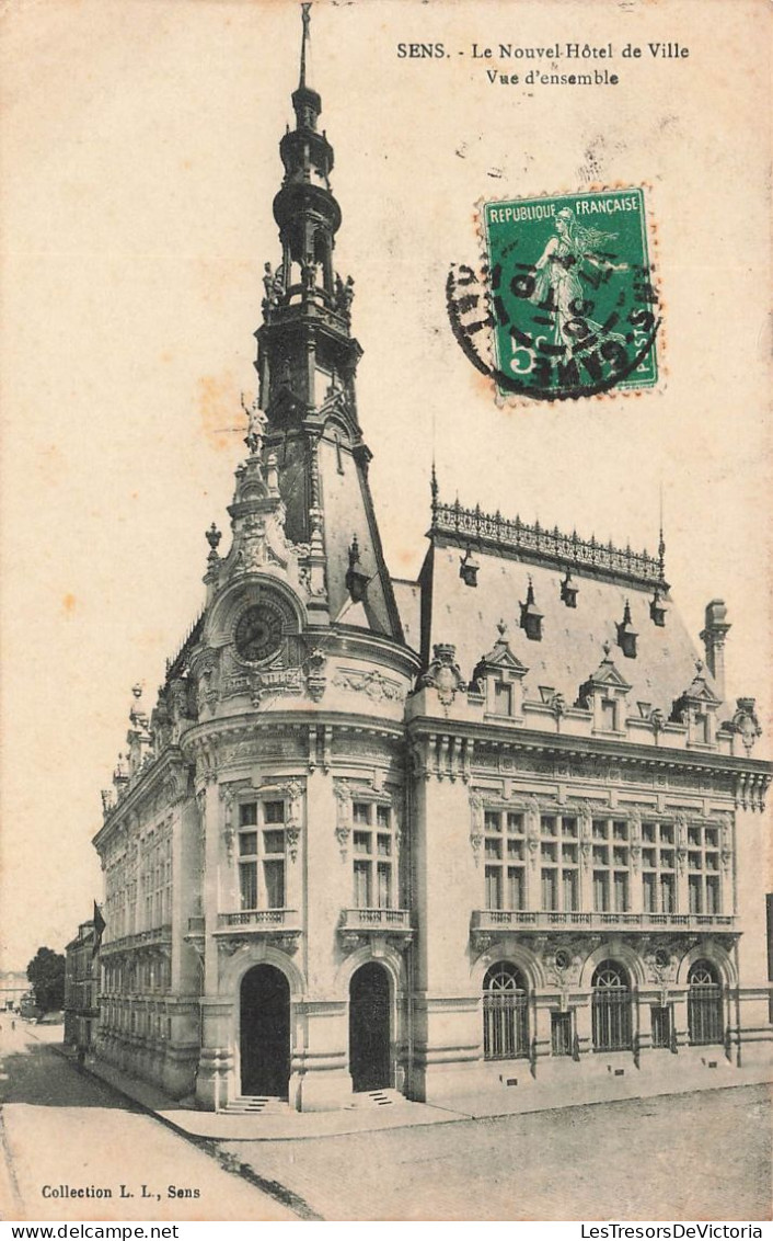 FRANCE - Sens - Le Nouvel Hôtel De Ville - Vue D'ensemble - De L'extérieure - Collection L L Sens-Carte Postale Ancienne - Sens