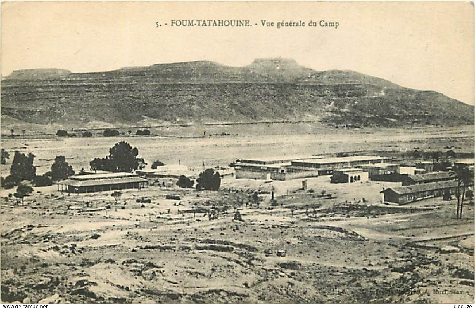 Tunisie - Foum-Tatahouine - Vue Générale Dn Camp - CPA - Voir Scans Recto-Verso - Tunisie