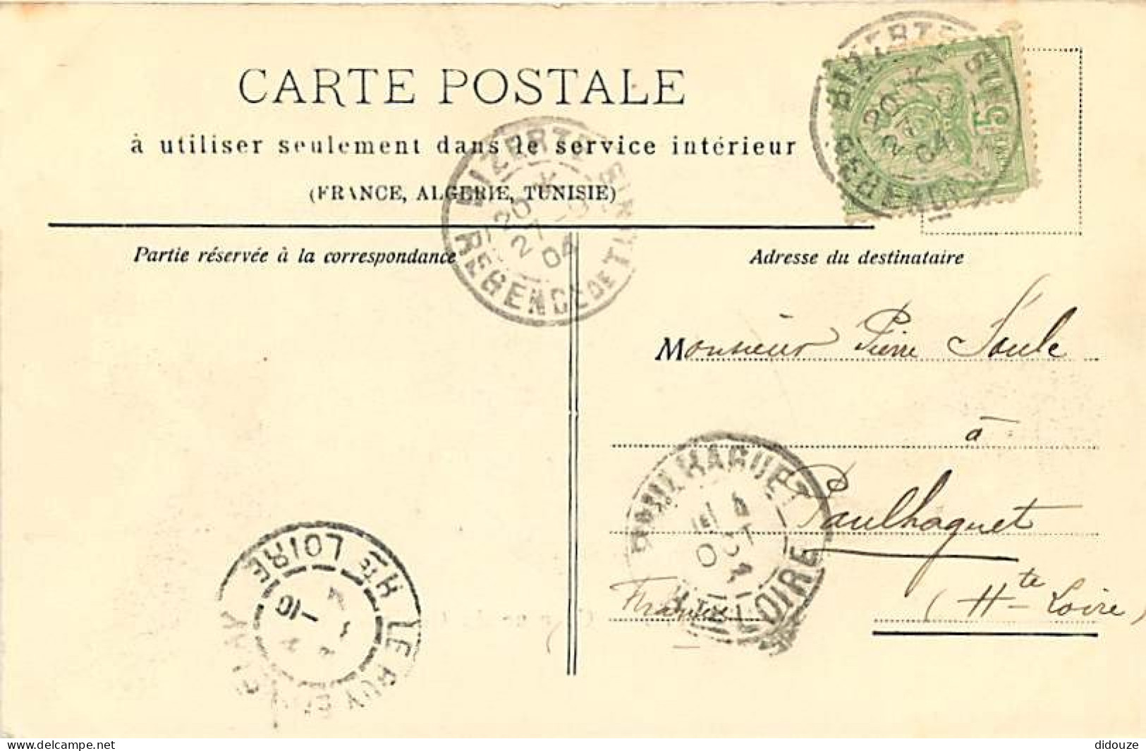 Tunisie - Bizerte - Caserne Du Génie - Animée - Militaria - CPA - Oblitération Ronde De 1904 - Voir Scans Recto-Verso - Tunisie