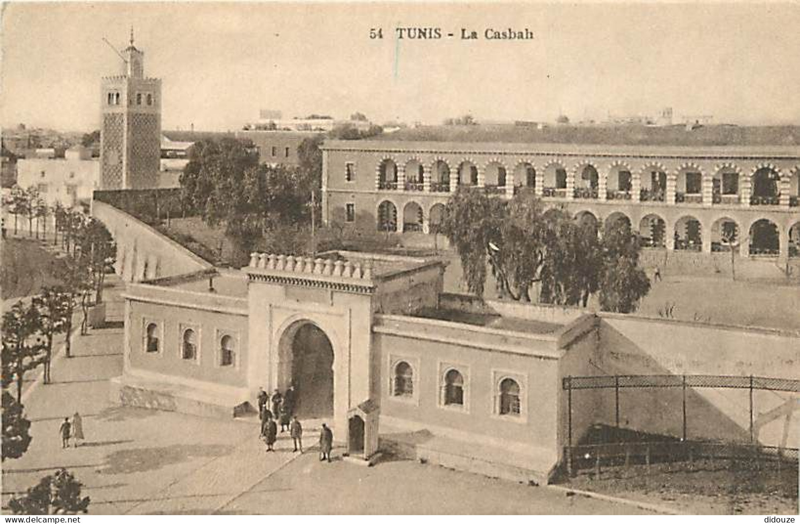 Tunisie - Tunis - La Casbah - Animée - CPA - Voir Scans Recto-Verso - Tunisie