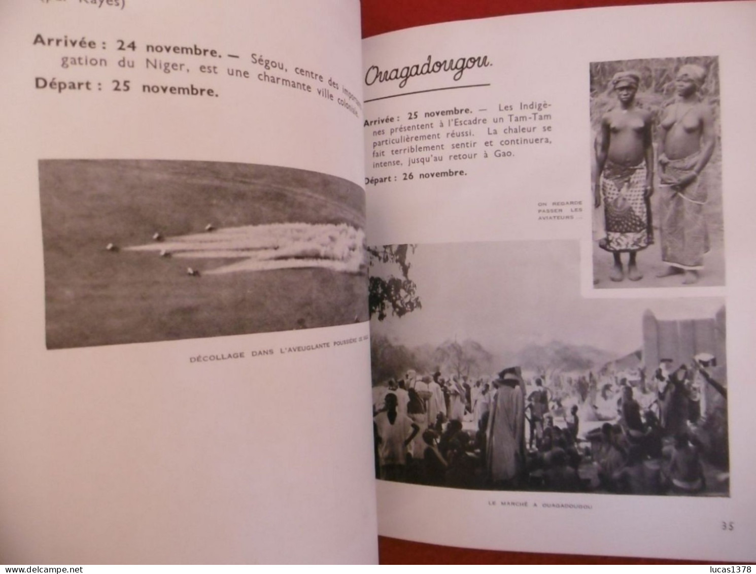 AVIATION  / LA CROISIERE AERIENNE DE L ESCADRE VUILLEMIN 1934/ RARE ET TRES BEAU DOCUMENT - 1900 - 1949