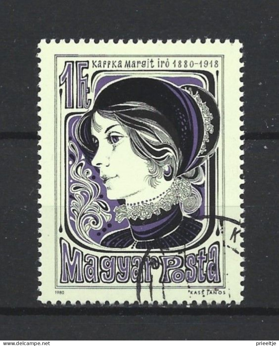 Hungary 1980 Margit Kaffka Centenary Y.T. 2730 (0) - Oblitérés