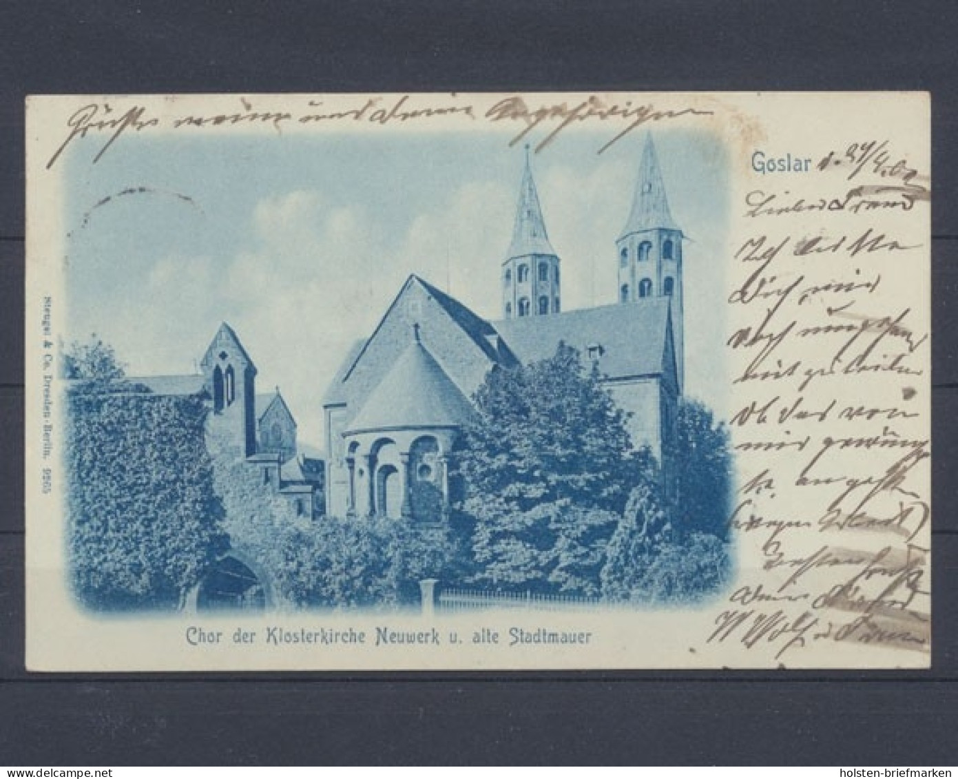 Goslar, Chor Der Klosterkirche U. Alte Stadtmauer - Eglises Et Cathédrales