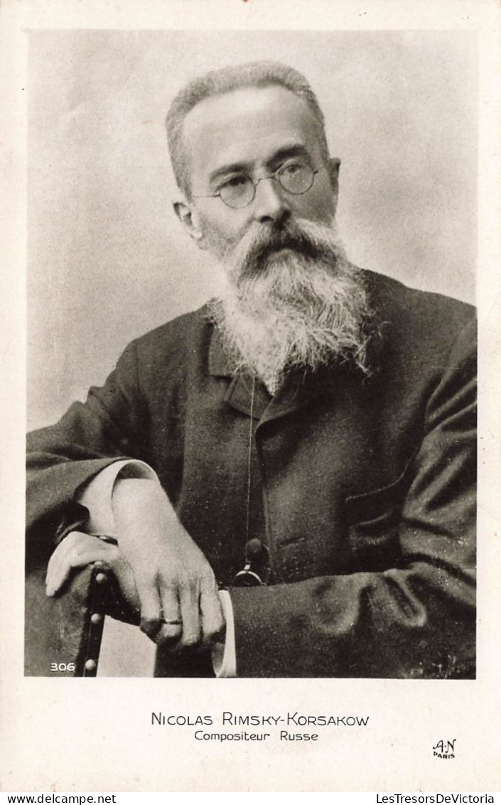 CELEBRITES - Nicolas Rimsky Korsakow - Compositeur Russe - Carte Postale Ancienne - Cantantes Y Músicos