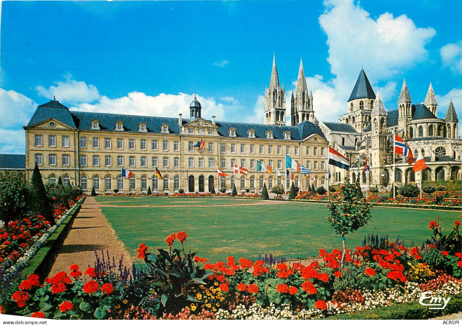 CAEN L Abbaye Aux Hommes Fondee Par Guillaume Le Conquerant 24(scan Recto-verso) MC2401 - Caen