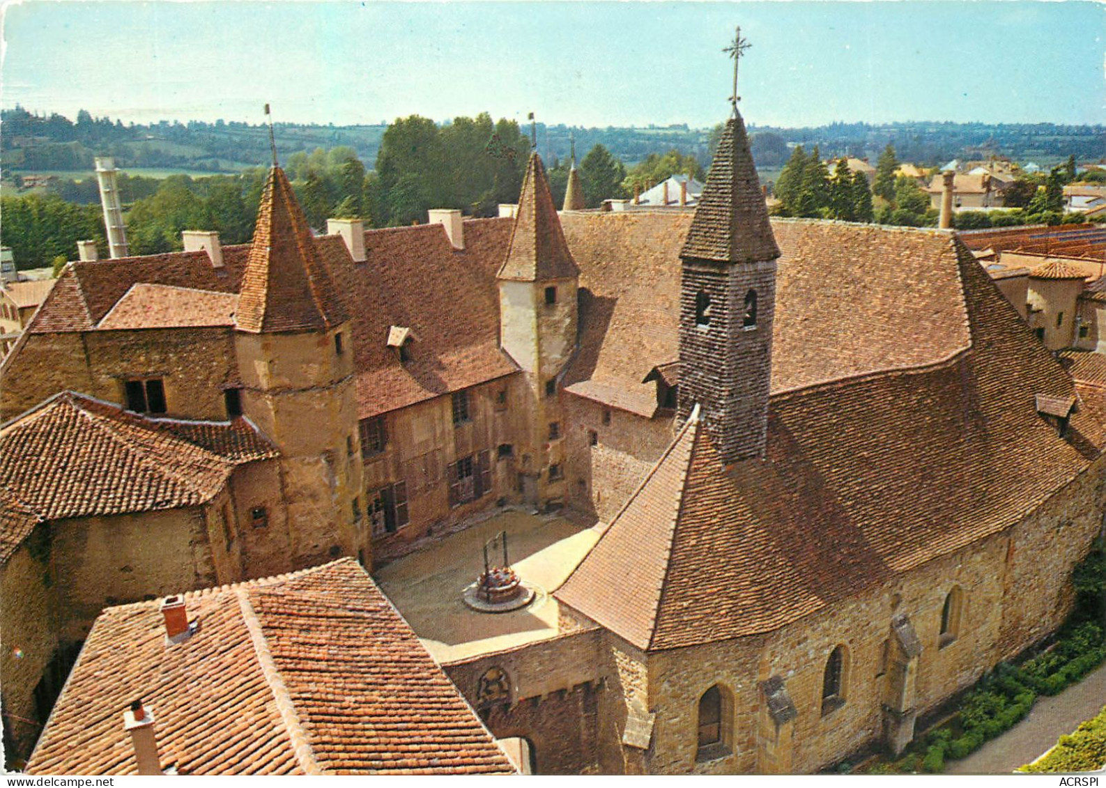 CHARLIEU Abbaye Benedictine Hotel Du Prieur 18(scan Recto-verso) MC2435 - Charlieu