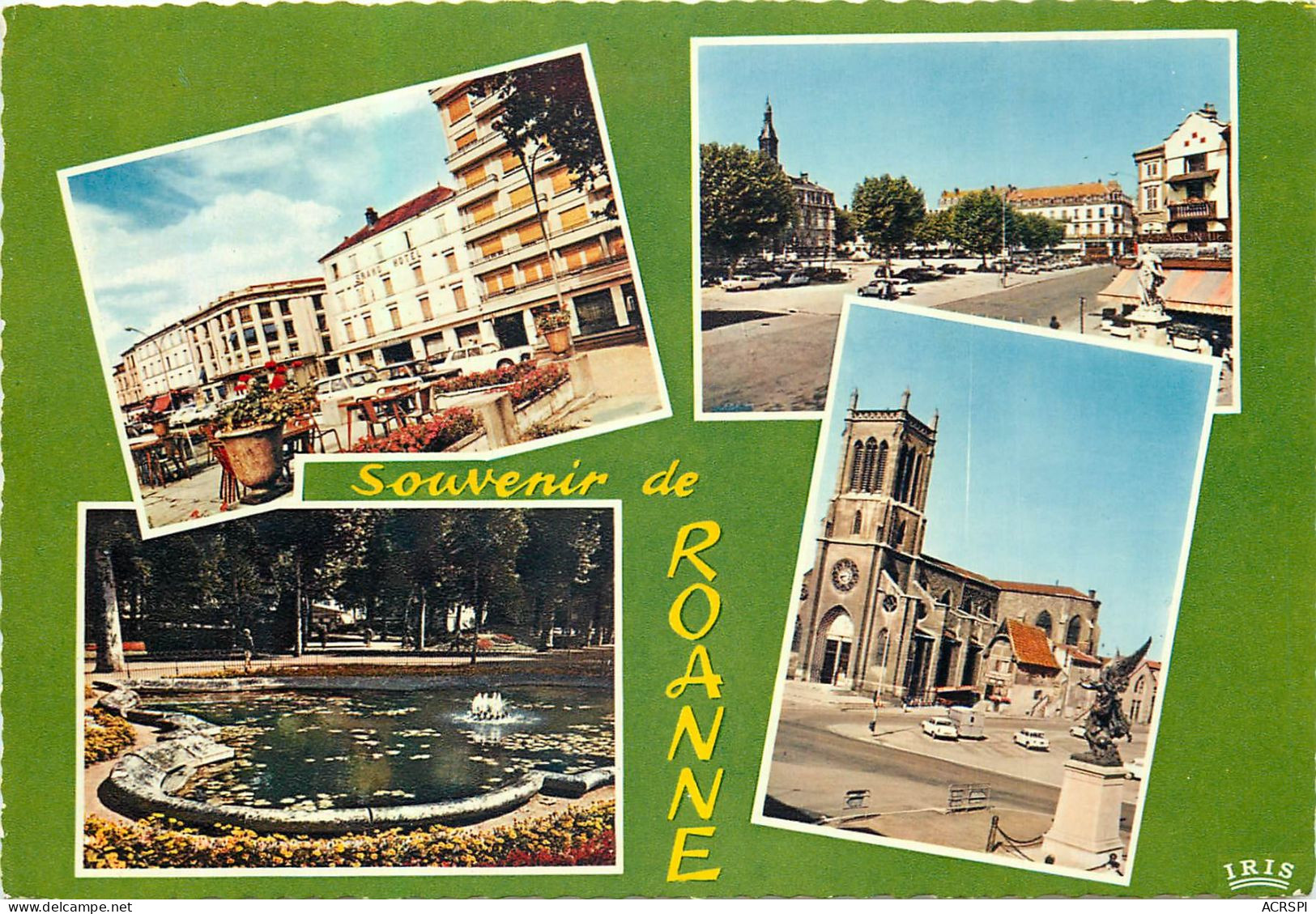 ROANNE Hotels Face A La Gare 22(scan Recto-verso)MC2433 - Roanne