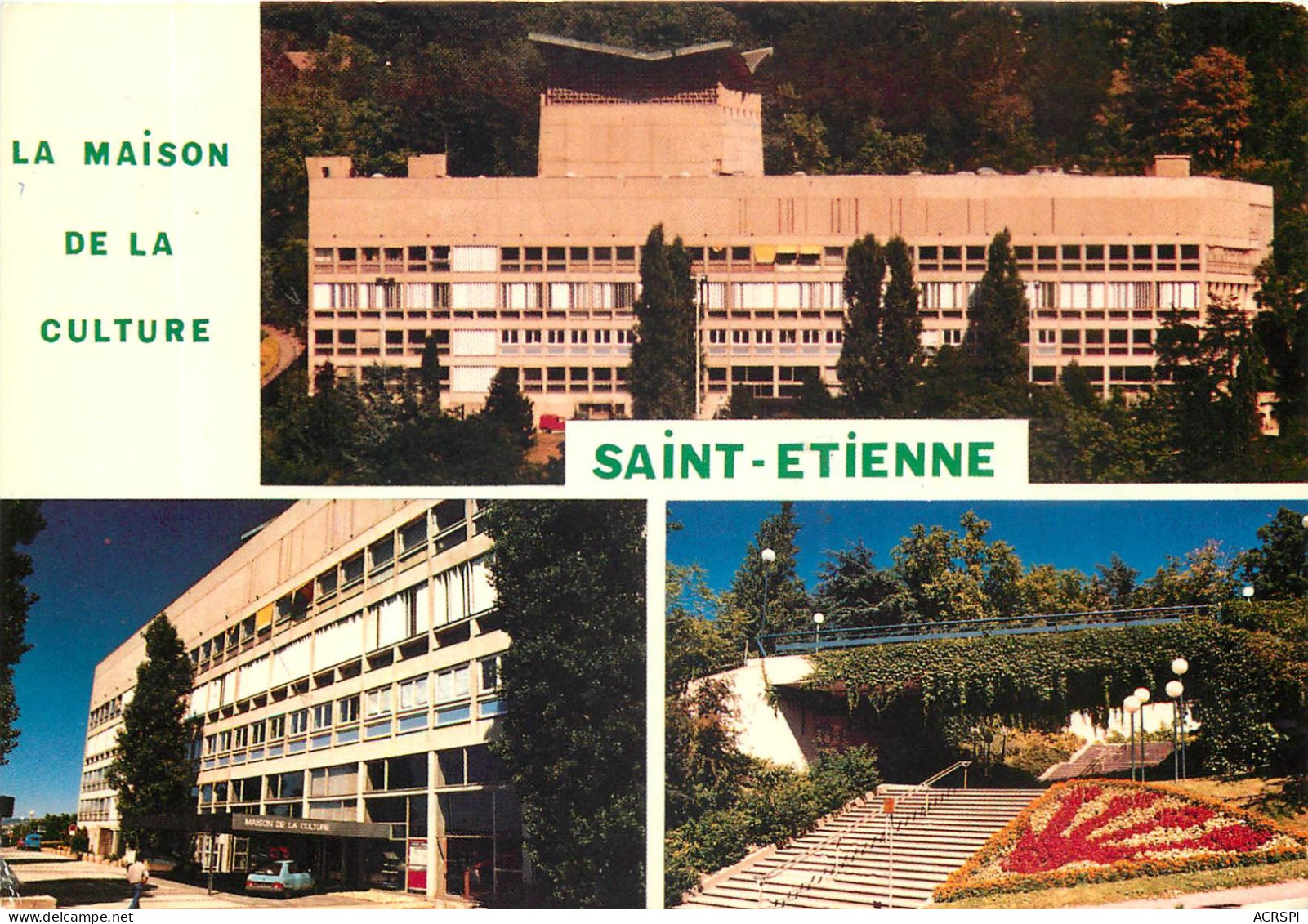 SAINT ETIENNE  La Maison De La Culture Et Ses Jardins 12(scan Recto-verso)MC2433 - Saint Etienne