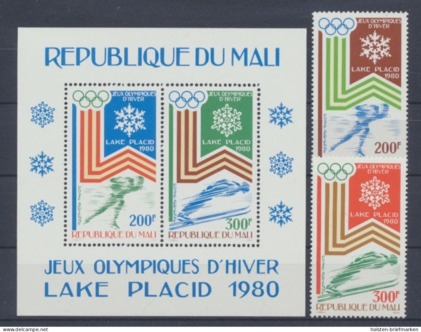 Mali, MiNr. 749-750, Block 12, Postfrisch - Mali (1959-...)