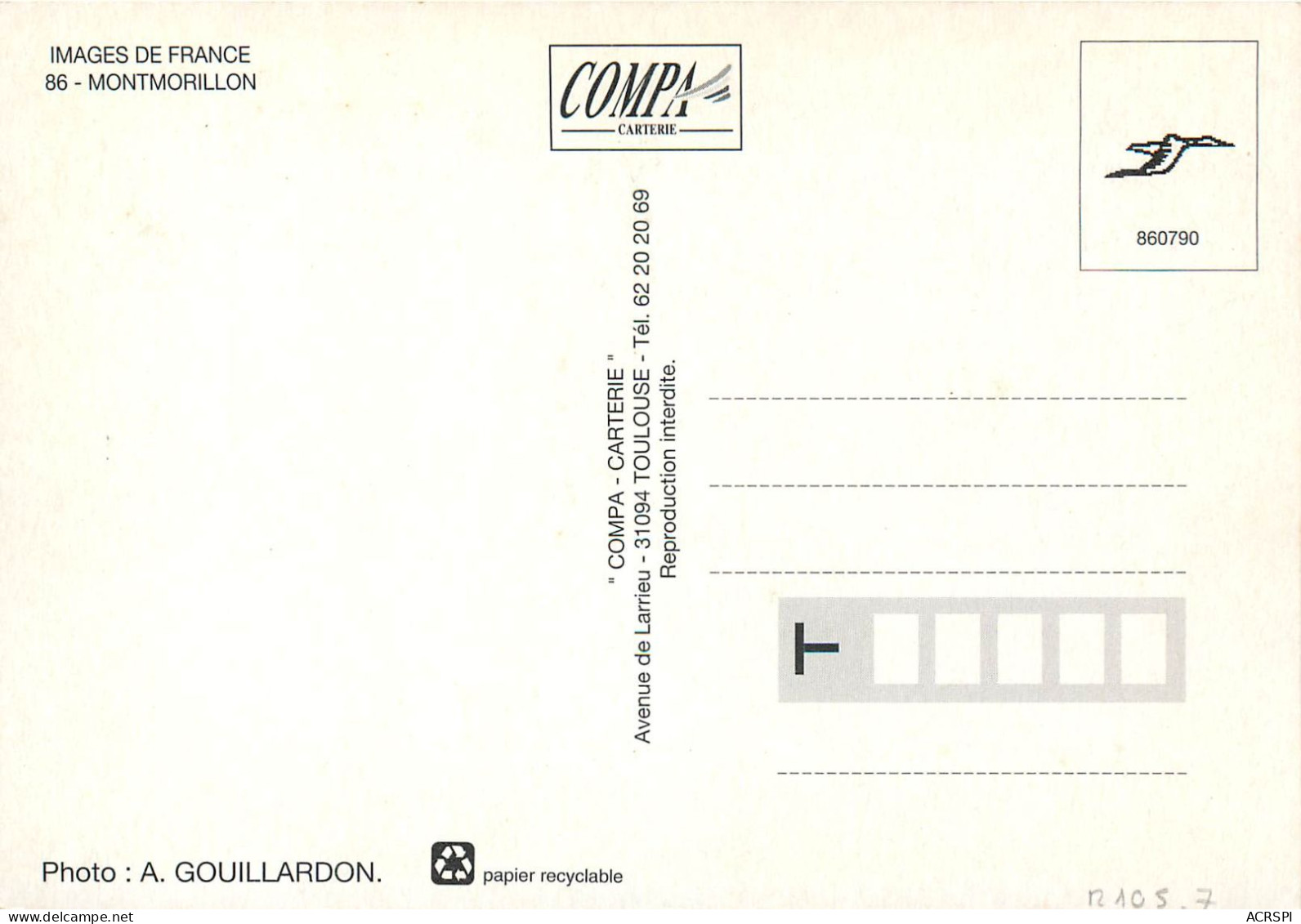 MONTMORILLON 15(scan Recto-verso) MC2430 - Montmorillon