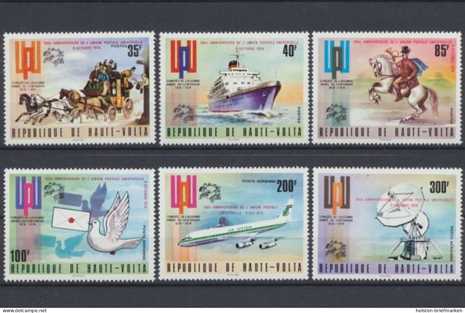 Burkina Faso (Obervolta), Michel Nr. 532-537, Postfrisch - Burkina Faso (1984-...)