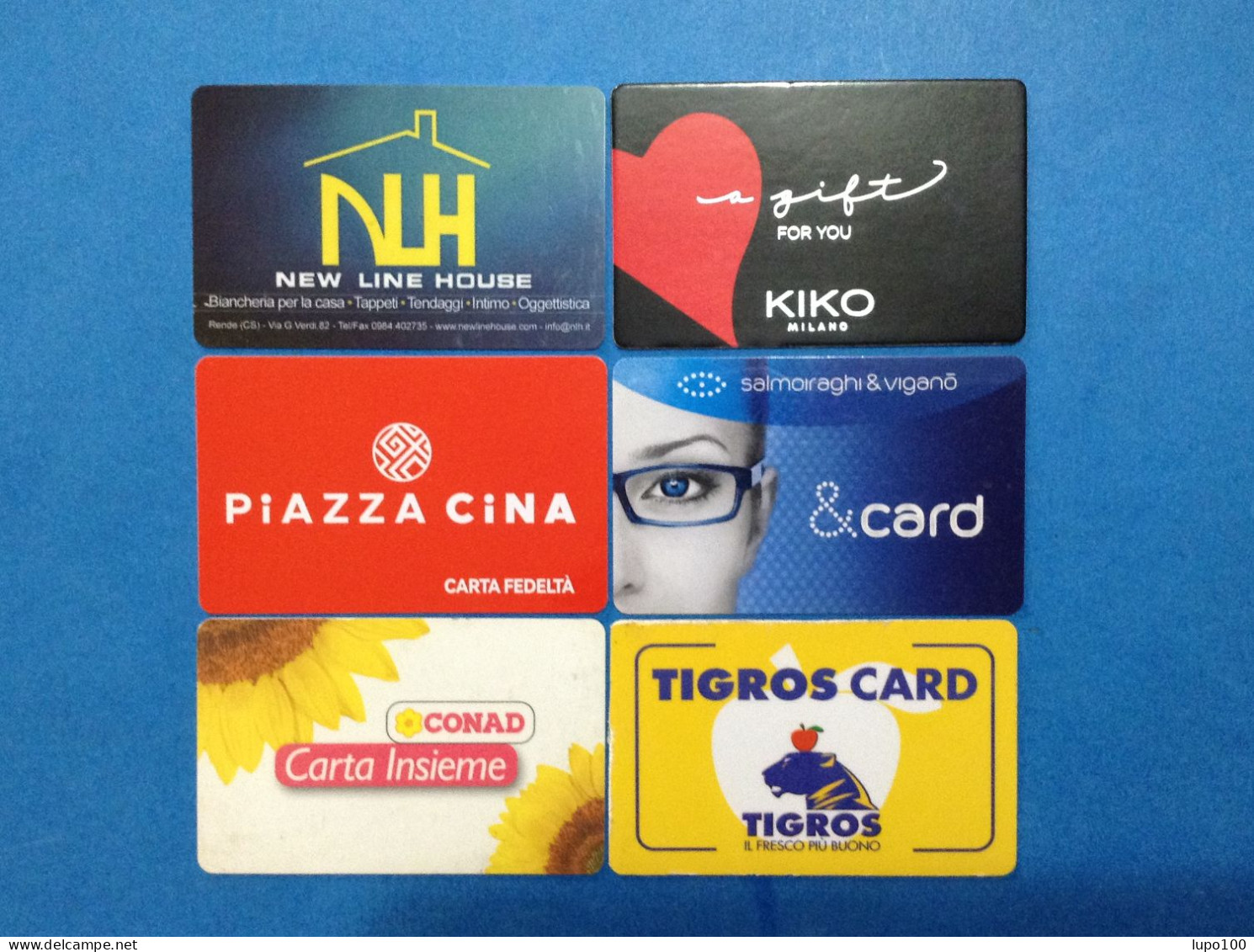 Carta Prestige Fidelity Gift Card Lotto Da 6 Schede Carte Differenti - Gift Cards