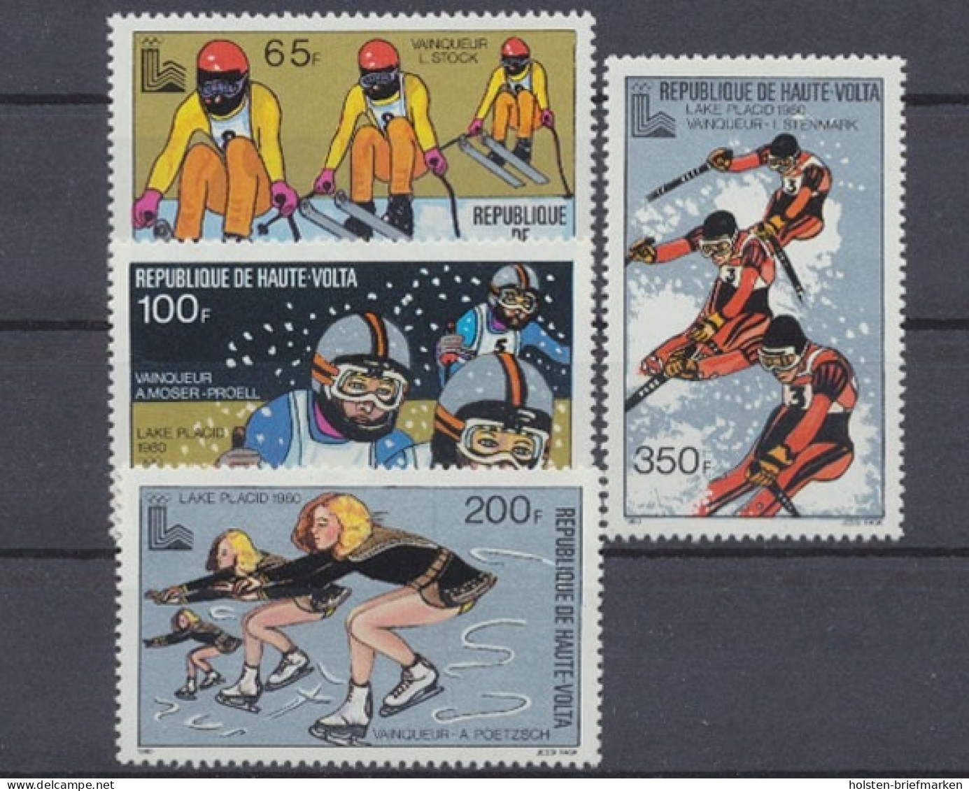 Obervolta, MiNr. 787-790, Postfrisch - Burkina Faso (1984-...)