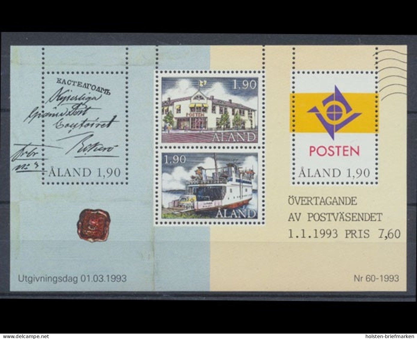 Aland, MiNr. Block 2, Postfrisch - Aland