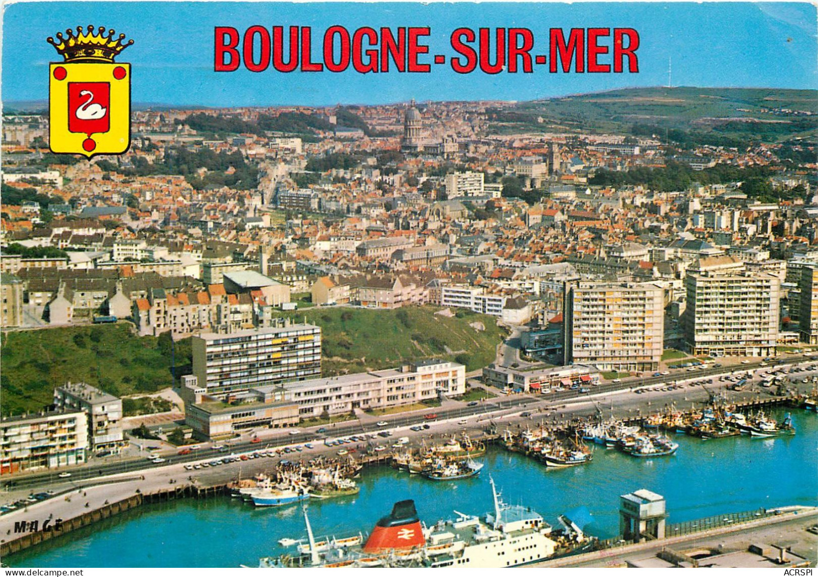 BOULOGNE SUR MER Vue Generale Le Port En Premier Plan 2(scan Recto-verso) MC2455 - Boulogne Sur Mer
