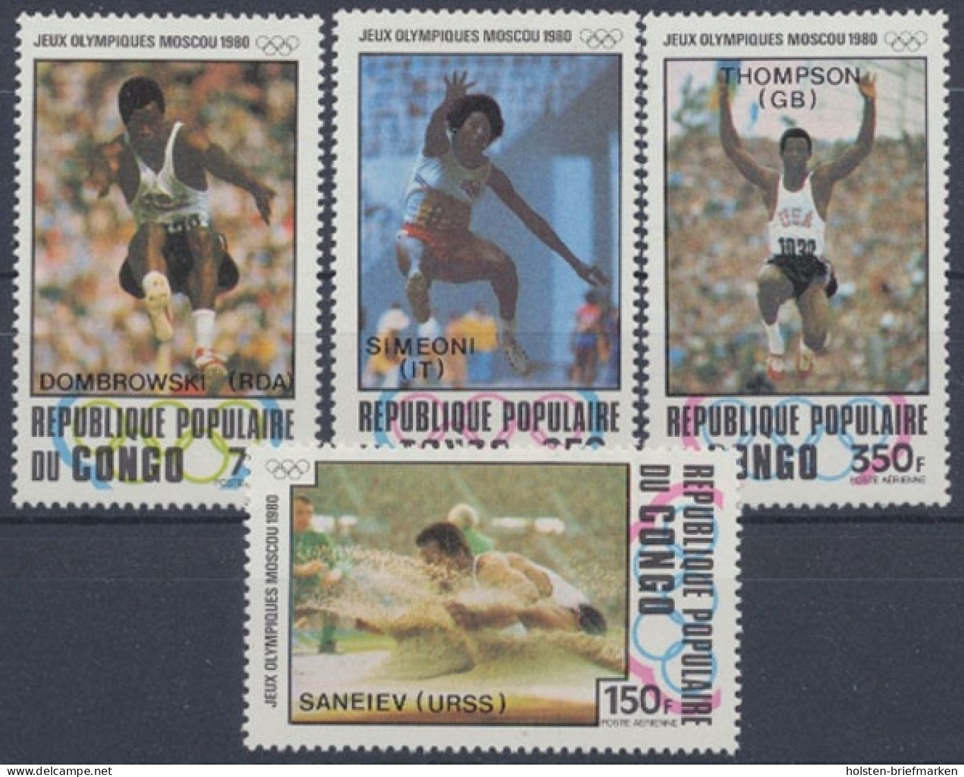 Kongo (Brazzaville), Michel Nr. 786-789, Postfrisch - Autres & Non Classés