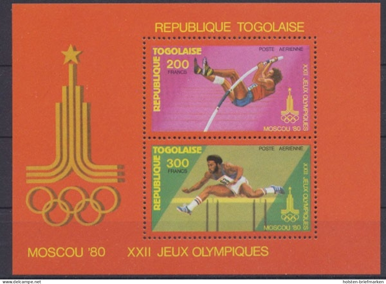Togo, MiNr. Block 154 A, Postfrisch - Togo (1960-...)