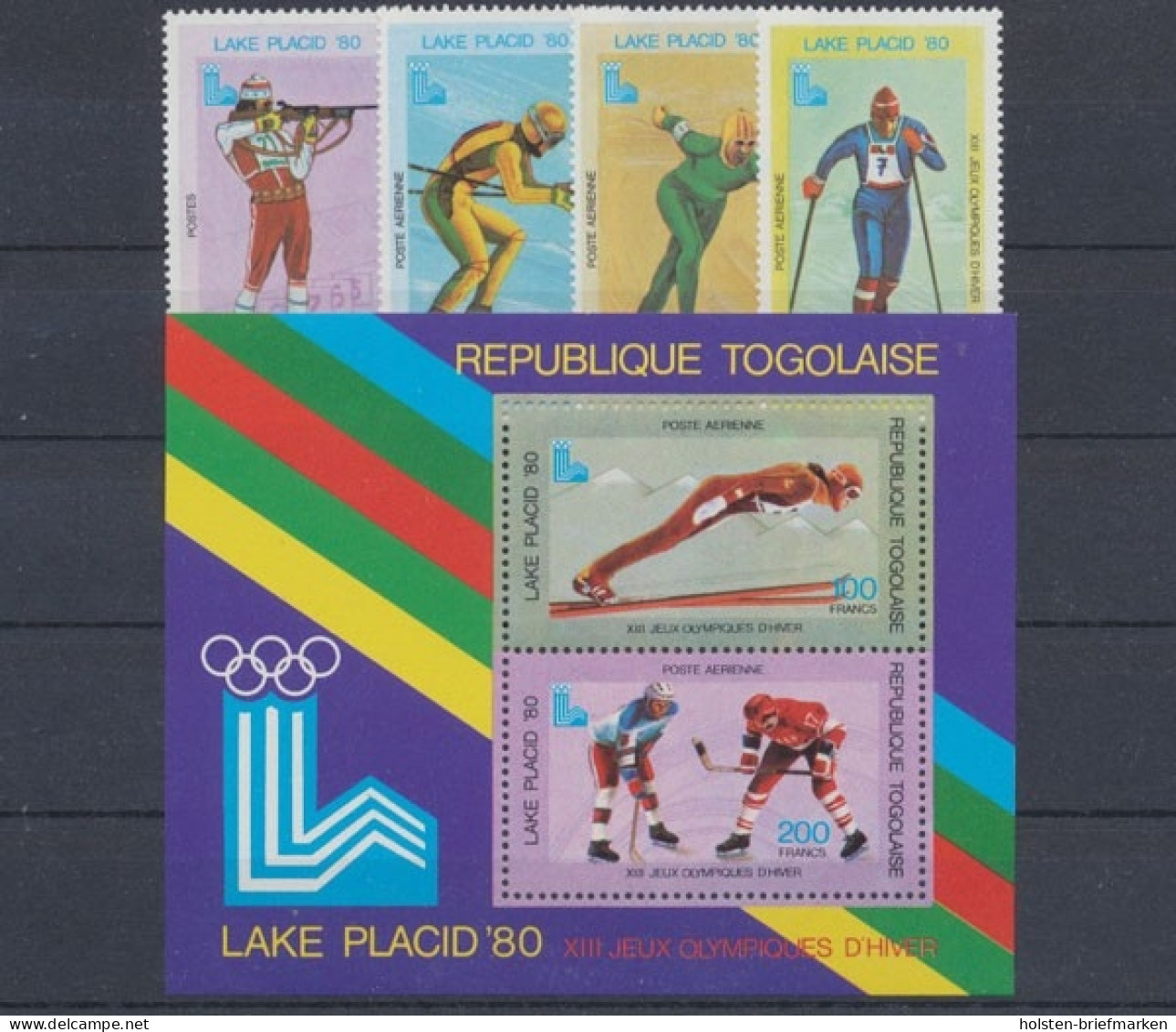 Togo, MiNr. 1414-1417, Block 151, Postfrisch - Togo (1960-...)