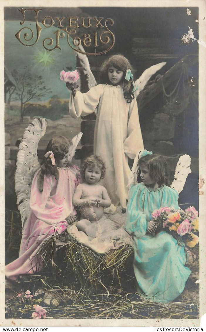 FÊTES - VŒUX - Joyeux Noël - Anges - Enfants - Carte Postale Ancienne - Altri & Non Classificati