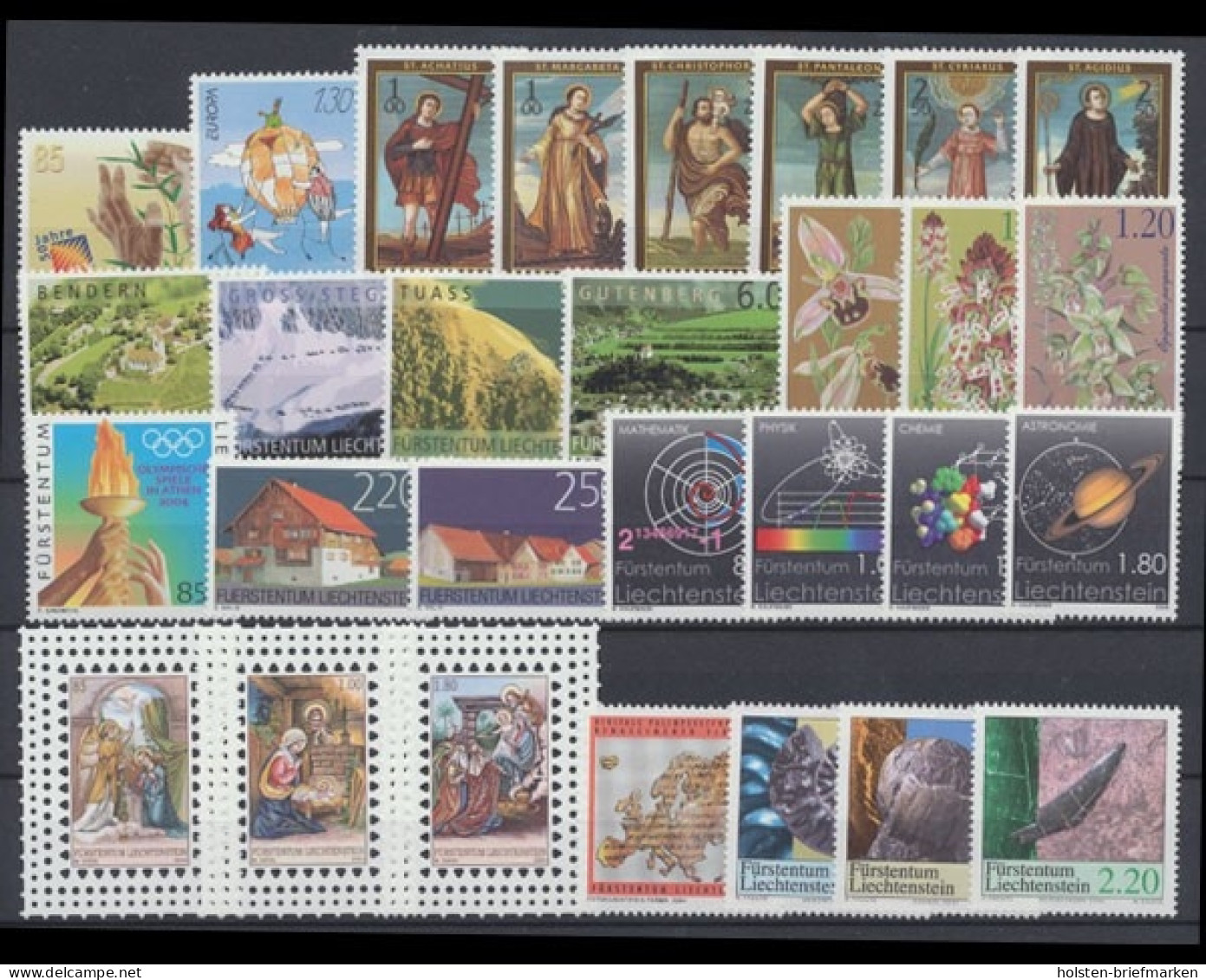 Liechtenstein, MiNr. 1339-1367, Jahrgang 2004, Postfrisch - Full Years