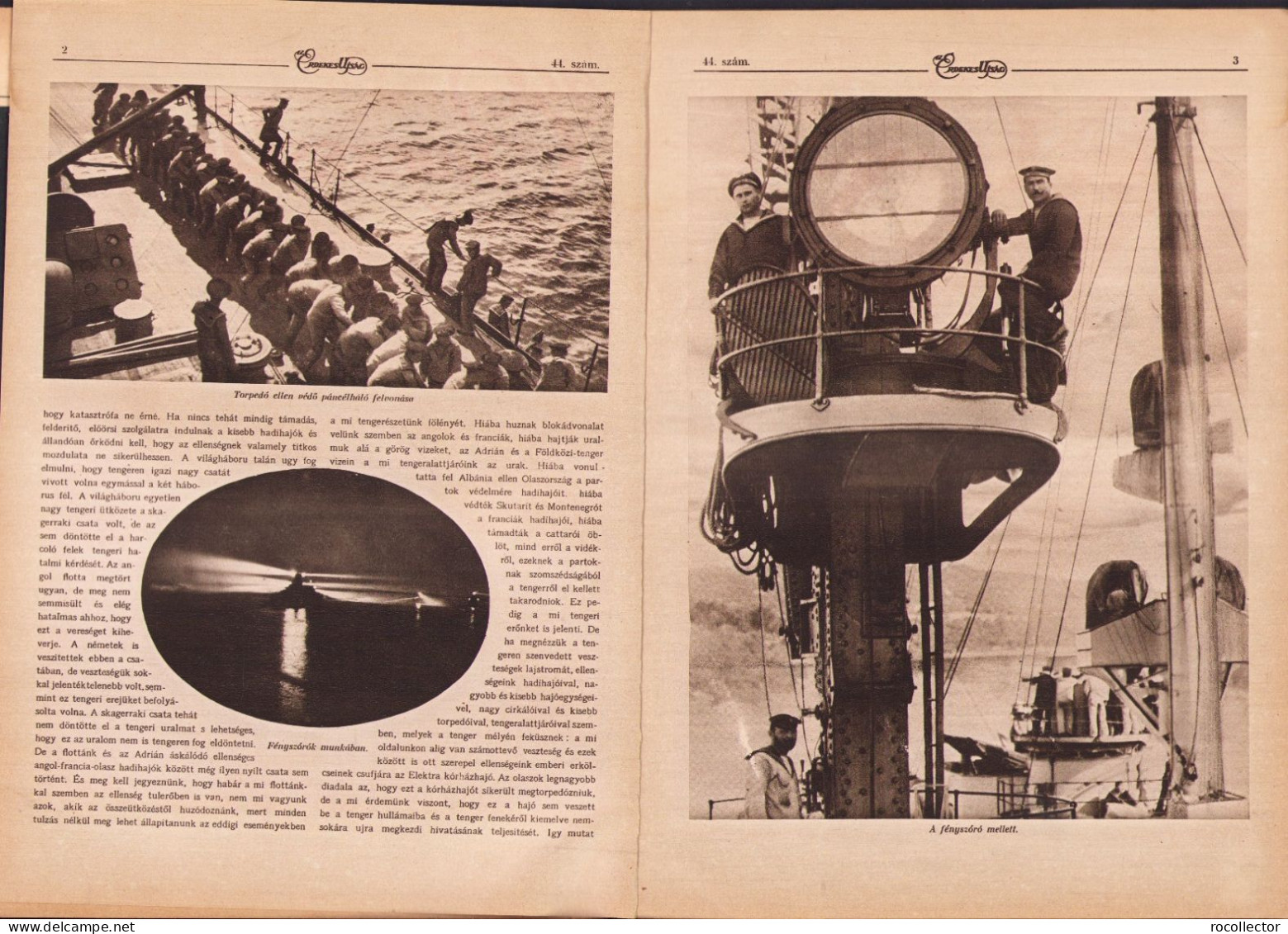 Az Érdekes Ujság 44/1916 Z485N - Geografia & Storia