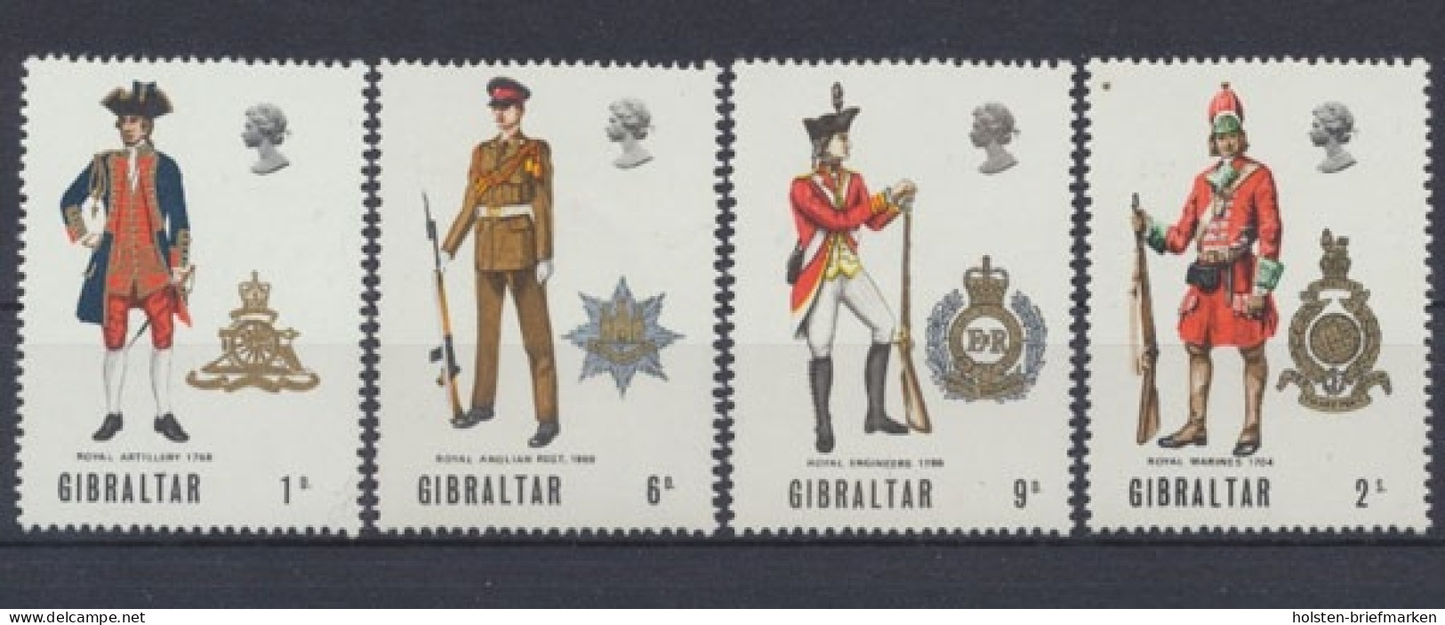 Gibraltar, MiNr. 229-232, Postfrisch - Gibraltar