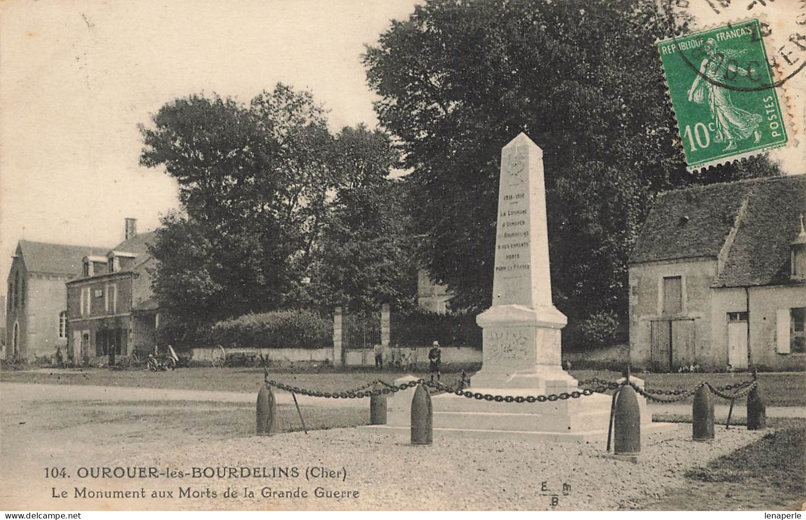 D4463 Ourouër Les Bourdelins Le Monument Aux Morts - Altri & Non Classificati