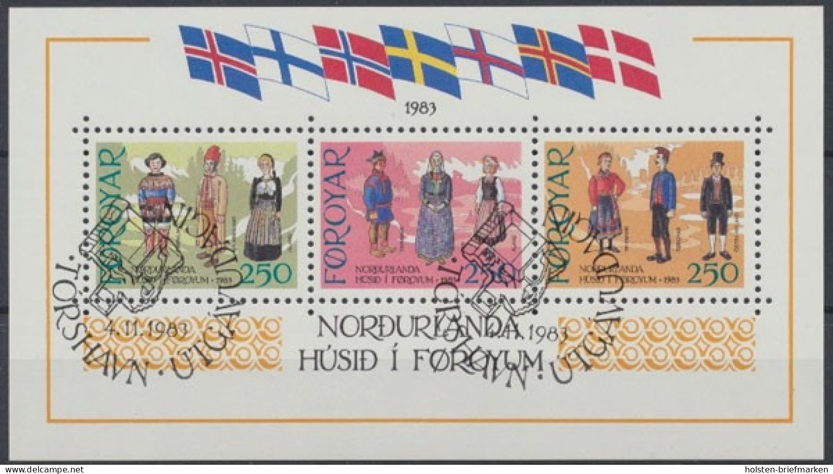 Färöer, MiNr. Block 1, ESST - Isole Faroer