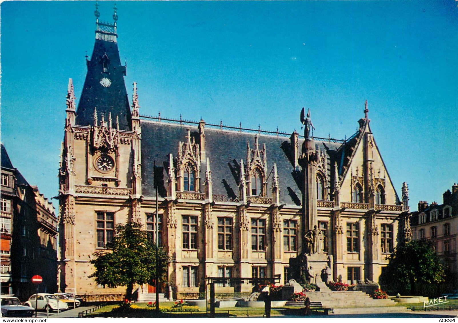 ROUEN Facade Du Palais De Jsutice Style Renaissance 8(scan Recto-verso) MC2496 - Rouen